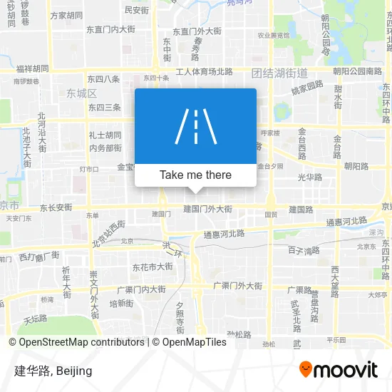 建华路 map