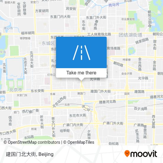 建国门北大街 map