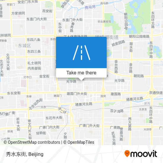 秀水东街 map