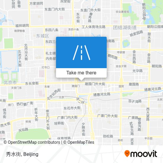 秀水街 map