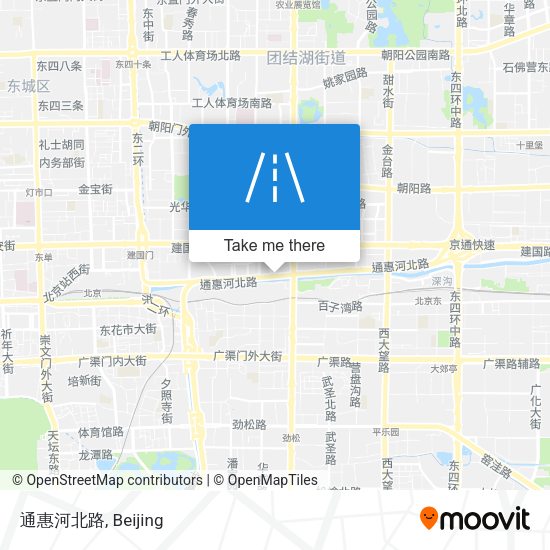 通惠河北路 map