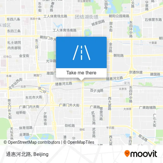 通惠河北路 map