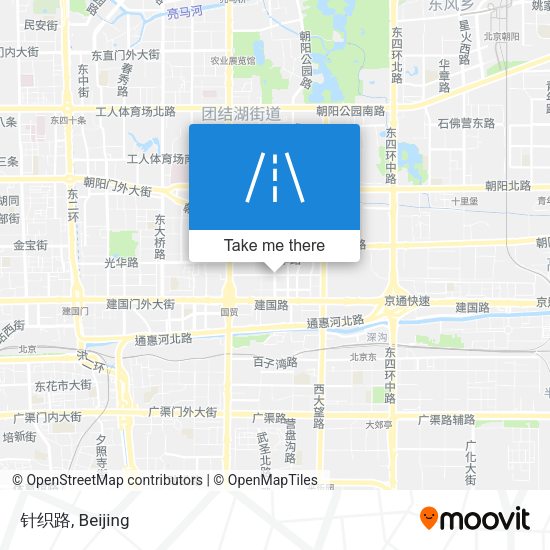 针织路 map