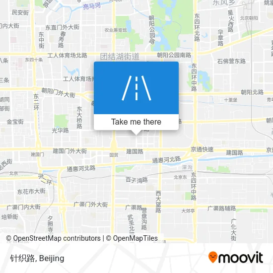 针织路 map