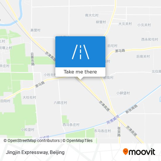 Jingjin Expressway map