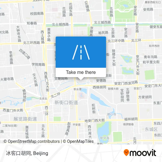 冰窖口胡同 map
