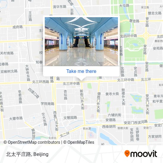 北太平庄路 map