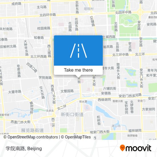 学院南路 map