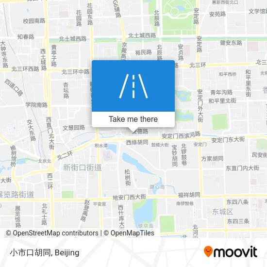 小市口胡同 map