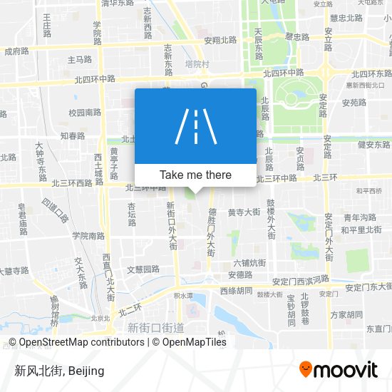 新风北街 map