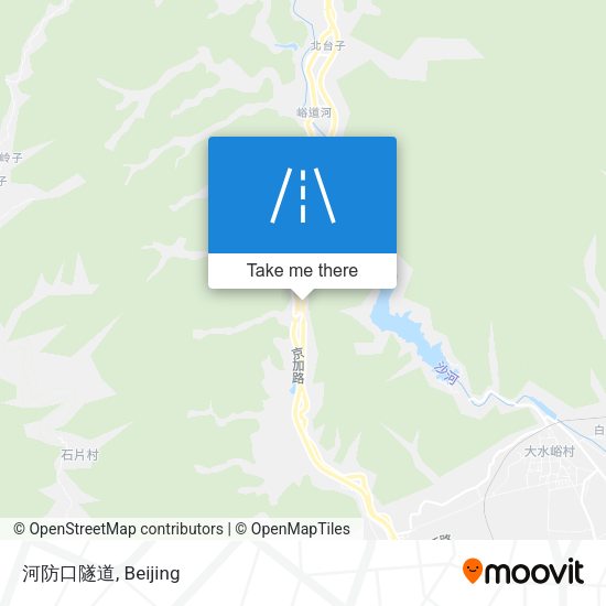 河防口隧道 map