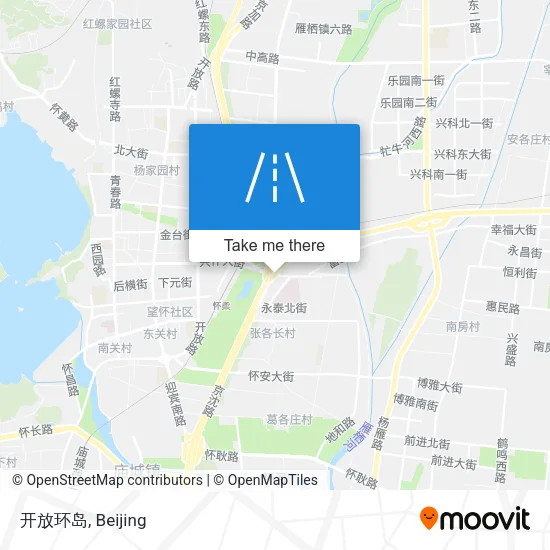 开放环岛 map