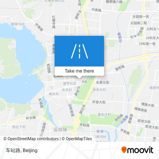 车站路 map