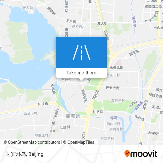 迎宾环岛 map