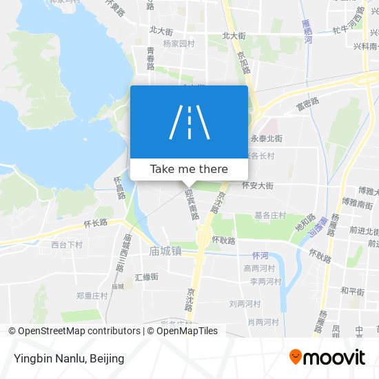 Yingbin Nanlu map
