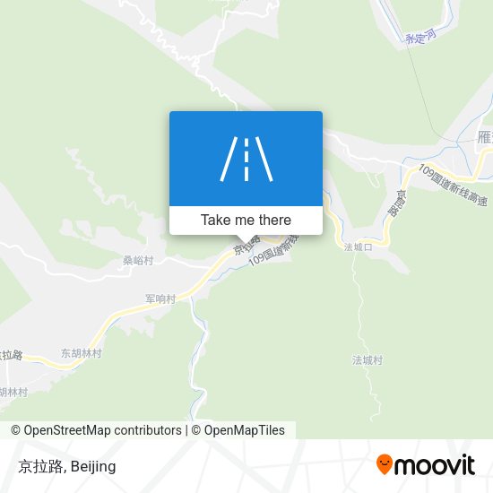 京拉路 map