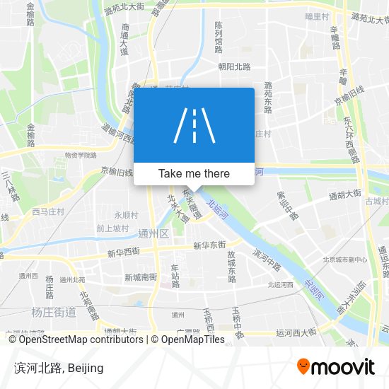 滨河北路 map