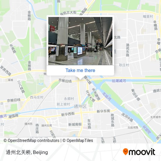 通州北关桥 map