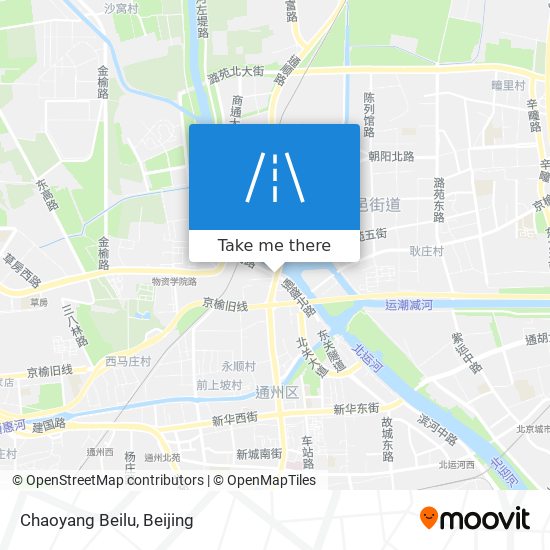Chaoyang Beilu map