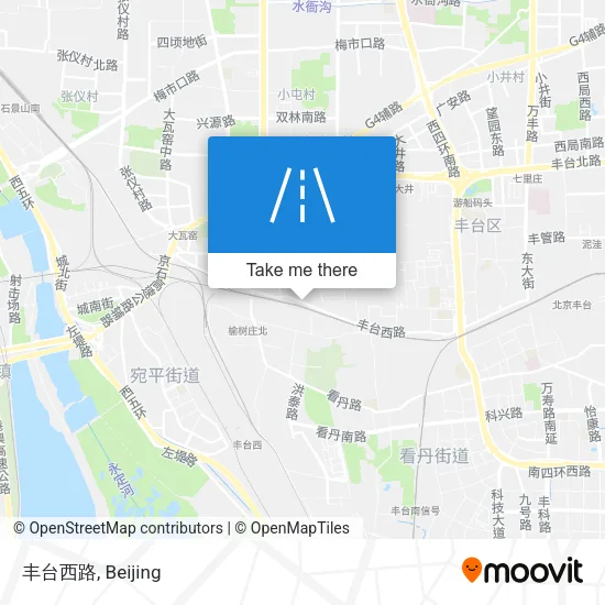 丰台西路 map