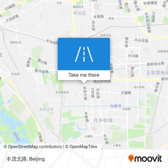 丰茂北路 map