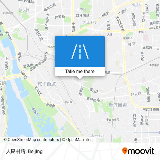 人民村路 map