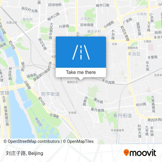 刘庄子路 map