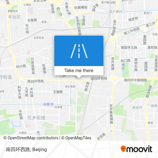 南四环西路 map