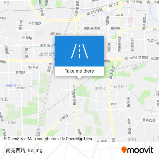 南苑西路 map