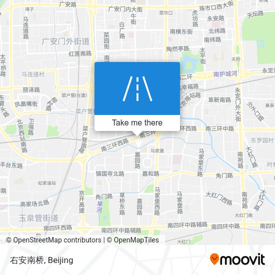 右安南桥 map