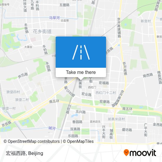 宏福西路 map