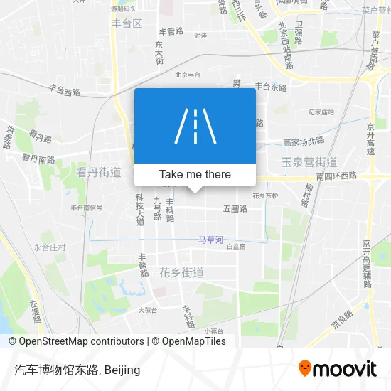 汽车博物馆东路 map