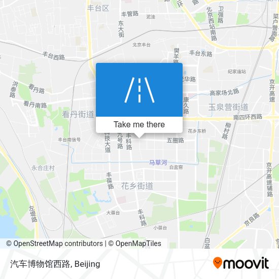 汽车博物馆西路 map