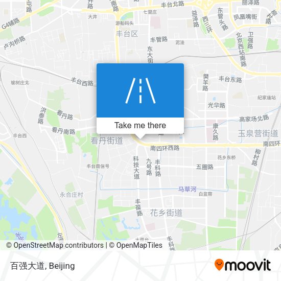 百强大道 map