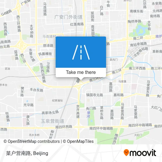 菜户营南路 map