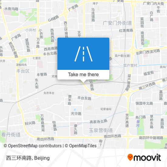 西三环南路 map