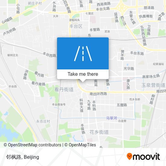 邻枫路 map