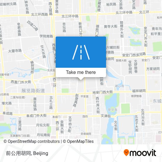 前公用胡同 map