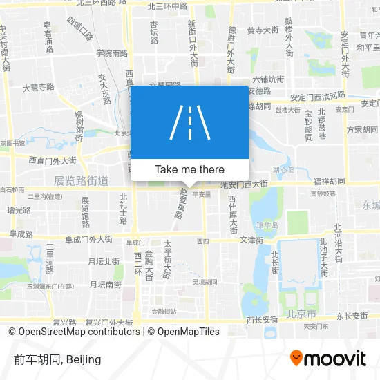 前车胡同 map
