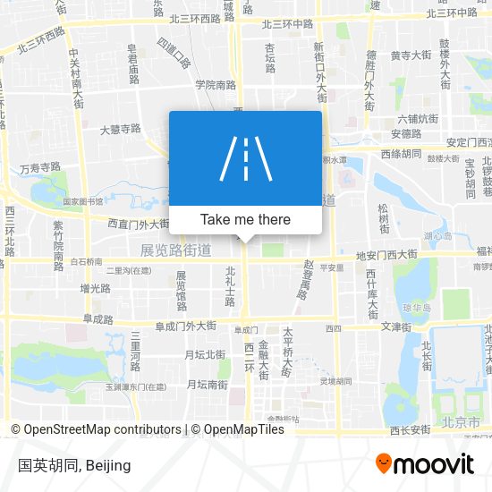 国英胡同 map