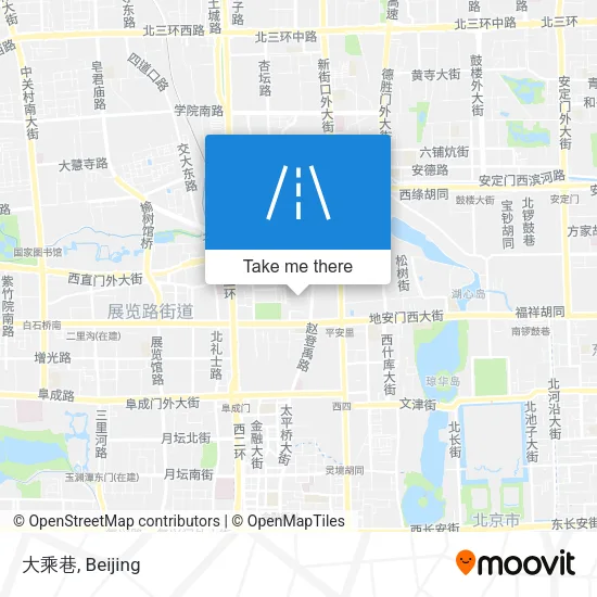 大乘巷 map