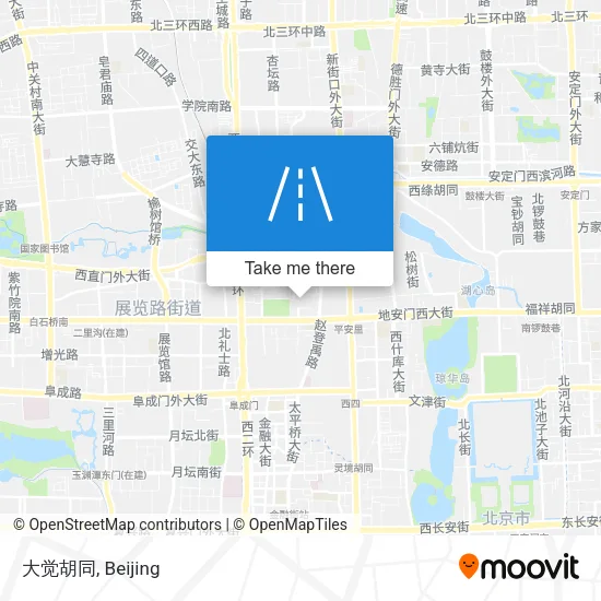 大觉胡同 map