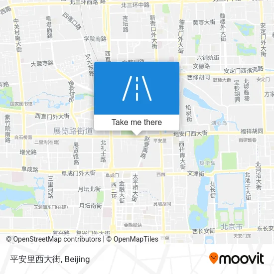 平安里西大街 map