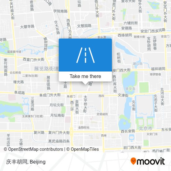 庆丰胡同 map