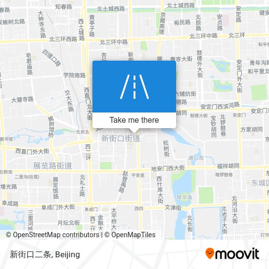 新街口二条 map