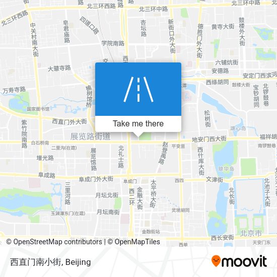 西直门南小街 map