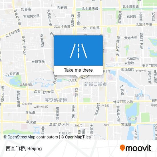 西直门桥 map