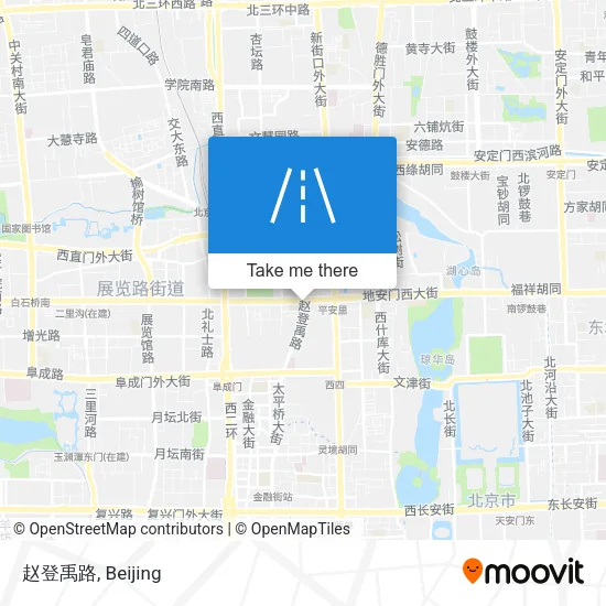 赵登禹路 map