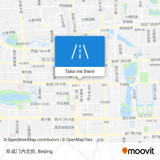 阜成门内北街 map