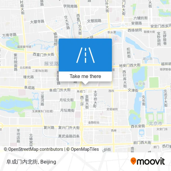 阜成门内北街 map